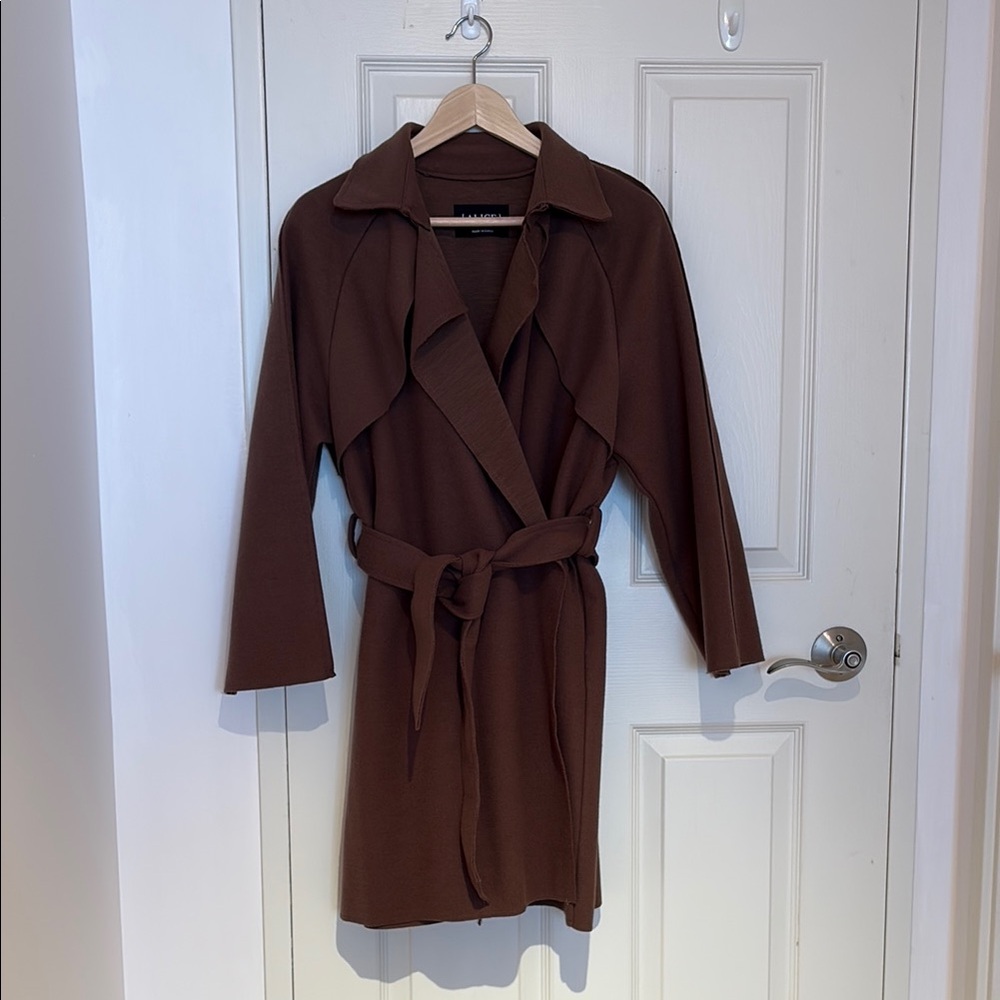 Brown Wrap Jacket